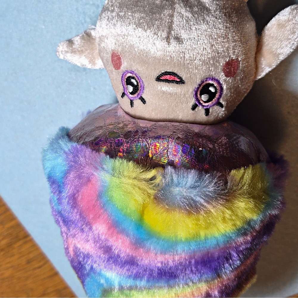 Kellytoy Living on the Veg Rainbow Mushroom Plush Multicolor Washable Toy